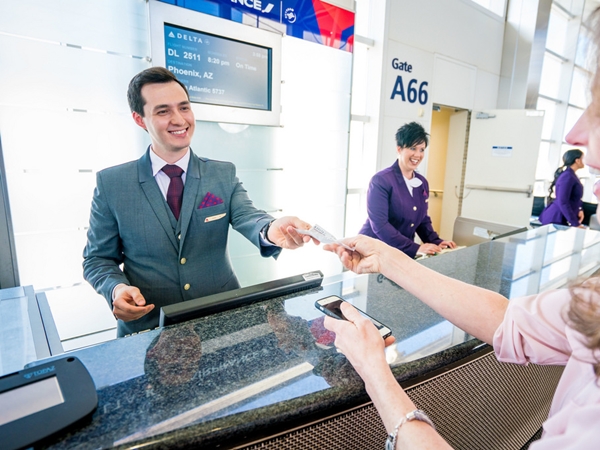 airport ticketing + customer service
